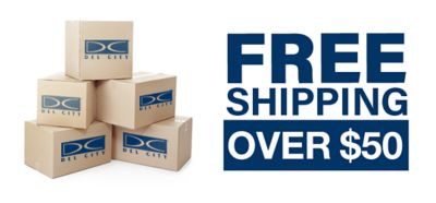 Free shipping on all orders over $50 with UPS Standard shipping within the contiguous 48 states
